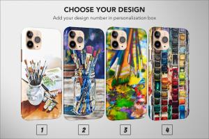 Watercolor Palette Draw Brush Paint Color Aesthetic iPhone 5s Phone Case - Image 1