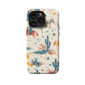 Wild Cowboy Western iPhone 5s Phone Case - Image 1