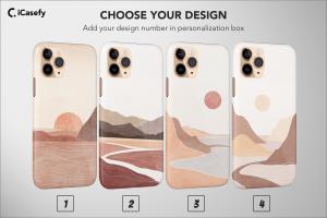 Aesthetic Boho Landscape iPhone Xs Max Phone Case - Image 1