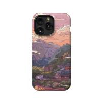 Anime Landscape City Lofi iPhone Xs Max Phone Case - Image 1