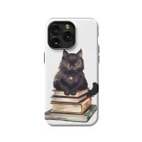 Book Black Cat Lover iPhone Xs Max Phone Case - Image 1