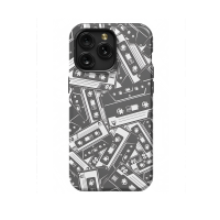 Cassette Tape Seamless iPhone Xs Max Phone Case - Image 1