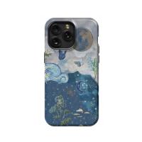 Celestial Blue Stars Butterfly # iPhone Xs Max Phone Case - Image 1