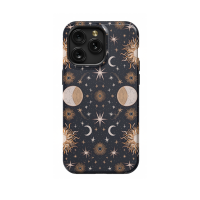 Celestial Boho Mystic Astrology Sun Moon iPhone Xs Max Phone Case - Image 1