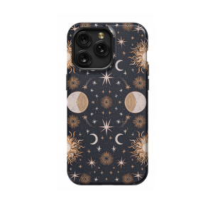 Celestial Boho Mystic Astrology Sun Moon iPhone Xs Max Phone Case - Image 1