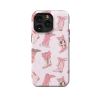 Coquette Cowgirl Bow Girly Cute Pink iPhone Xs Max Phone Case - Image 1