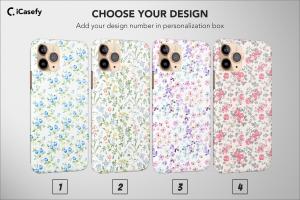 Flower Floral Pattern Wild Flower iPhone Xs Max Phone Case - Image 1