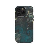 Green Black Golden iPhone Xs Max Phone Case - Image 1