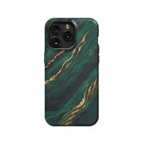 Green Golden Marble iPhone Xs Max Phone Case - Image 1