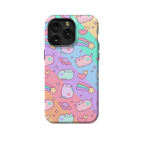 Kawaii Cats Rainbow iPhone Xs Max Phone Case - Image 1