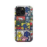 Keith Haring Art # iPhone Xs Max Phone Case - Image 1