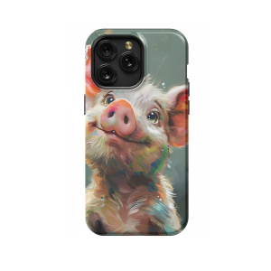 Little Piggy Pig Whismitical iPhone Xs Max Phone Case - Image 1