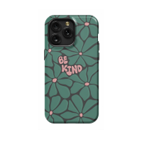 Minimalist Flower Motivational Affirmation Qute Coquette Be Kind iPhone Xs Max Phone Case - Image 1