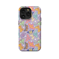 Moonlight Moths Love Cute Girly iPhone Xs Max Phone Case - Image 1