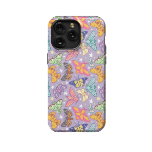 Moonlight Moths Love Cute Girly iPhone Xs Max Phone Case - Image 1