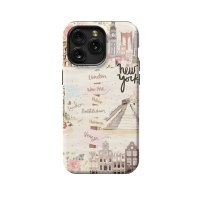 New York Travel Aesthetic iPhone Xs Max Phone Case - Image 1