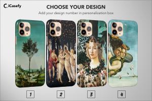 Sandro Botticelli Aesthetic Renaissance iPhone Xs Max Phone Case - Image 1