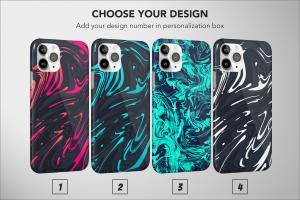 Topographic Map Camo iPhone Xs Max Phone Case - Image 1