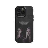 TVD The Vampire Diaries Damon Salvatore Quote # iPhone Xs Max Phone Case - Image 1