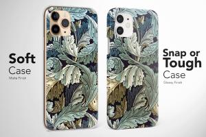 William Morris Aesthetic Vintage iPhone Xs Max Phone Case - Image 1