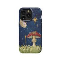 Celestial Mushroom iPhone Xs Phone Case - Image 1