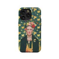 Frida Kahlo Portrait Feminism Surrealism Flower iPhone Xs Phone Case - Image 1