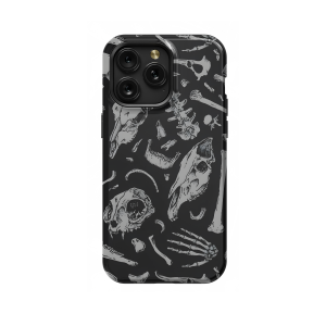 Gothic Animal Skull , , and - Design iPhone Xs Phone Case - Image 1