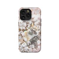 Japanese Cats Cotton iPhone Xs Phone Case - Image 1