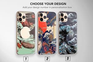 Japanese Wave Kanagawa iPhone Xs Phone Case - Image 1