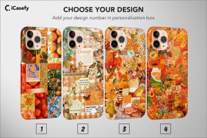 Oranges Collage Collective iPhone Xs Phone Case - Image 1