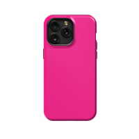 Plain Pink iPhone Xs Phone Case - Image 1