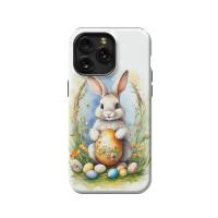 Rabbit Spring Eggs # iPhone Xs Phone Case - Image 1