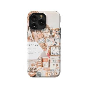 Teacher Collage Quotes # iPhone Xs Phone Case - Image 1
