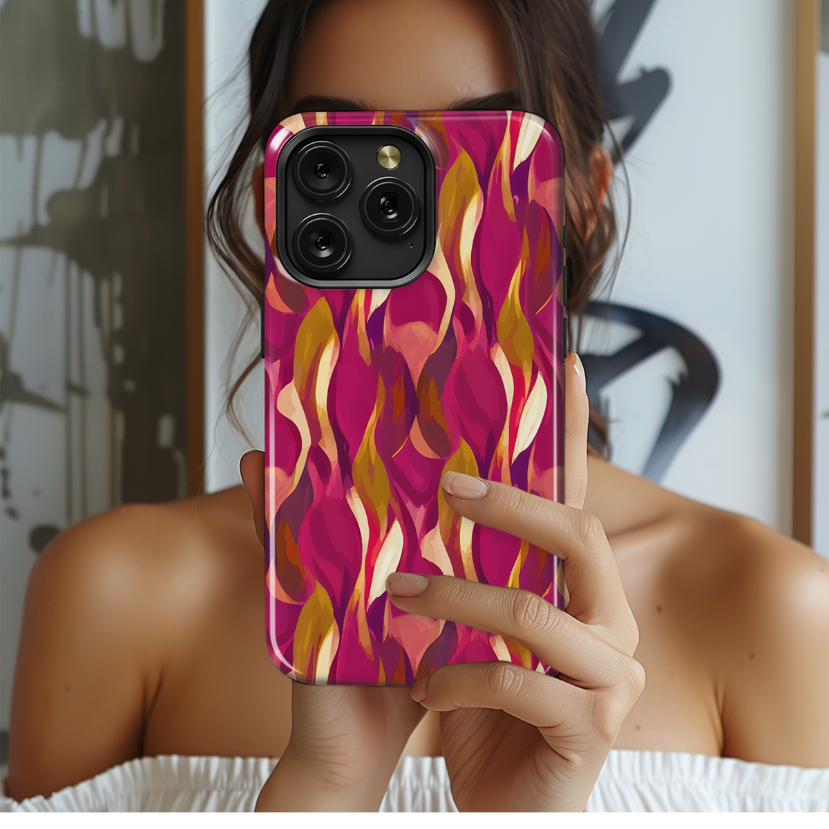 Ikat Ethnic Phone Case iPhone Samsung Cover Pixel 3791 - Image 2