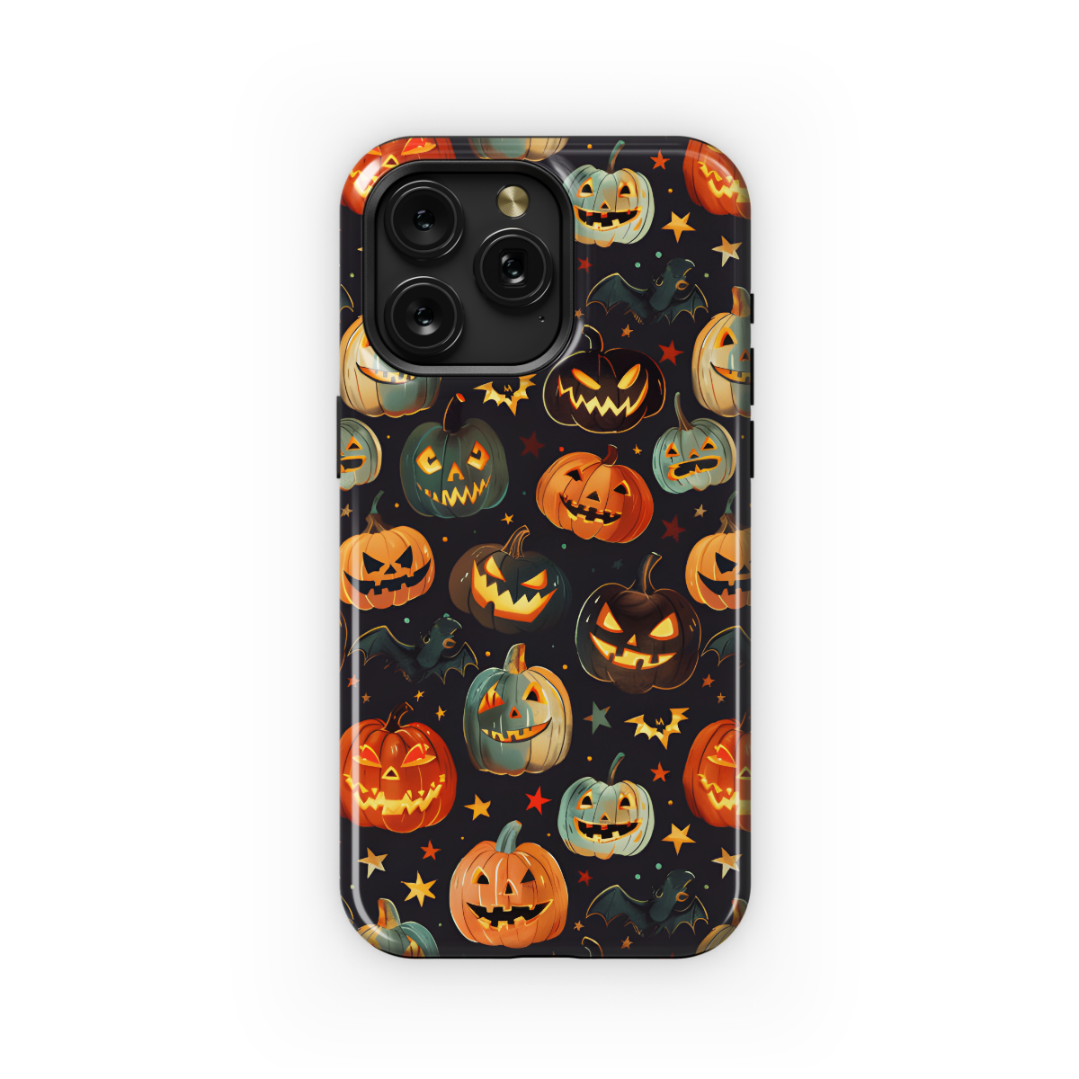 Insanely Cute Halloween Pumpkin Fall Phone Case iPhone Samsung Cover Pixel 1702 - Image 1