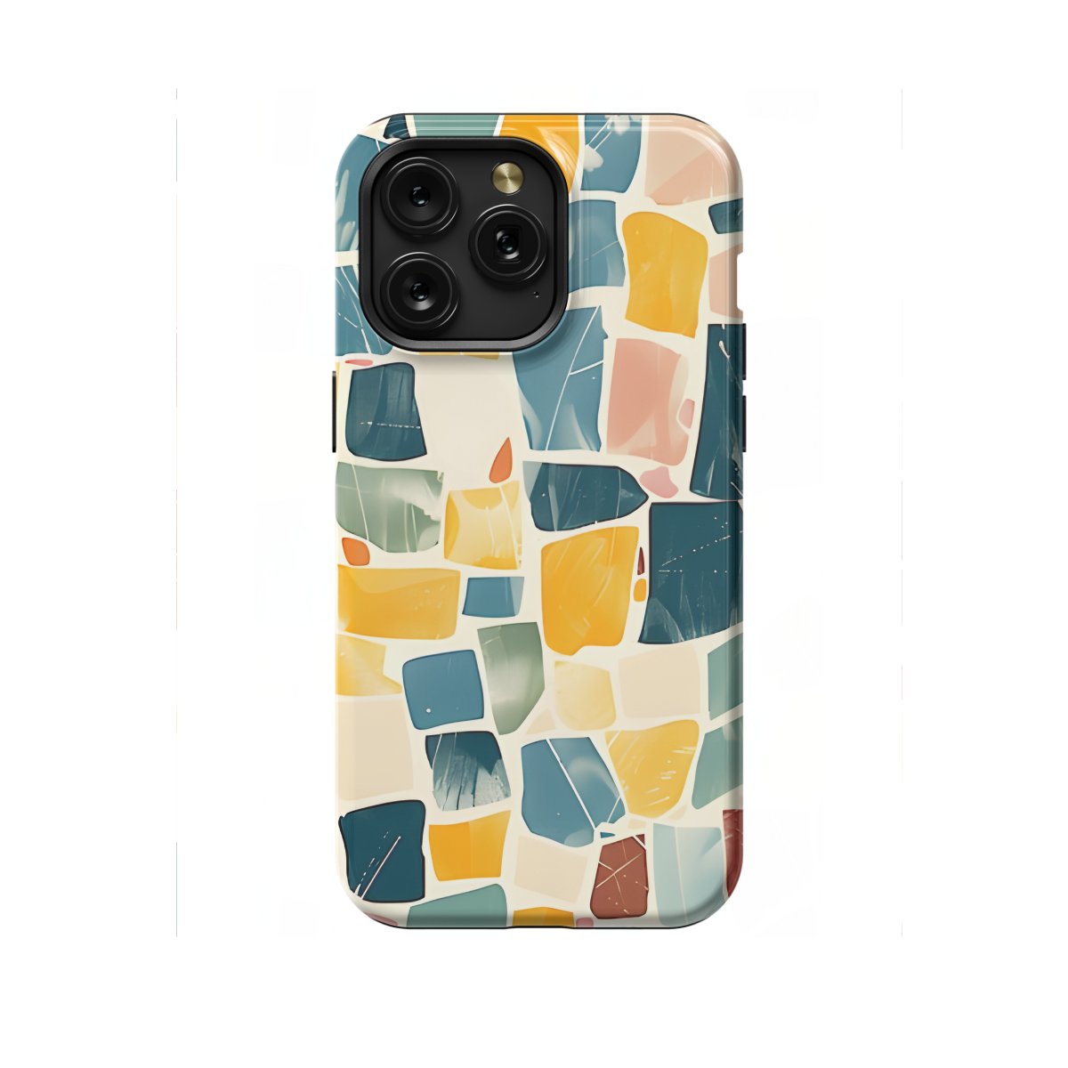 Intricate Mosaic Texture Phone Case iPhone Samsung Cover Pixel 1115 - Image 1