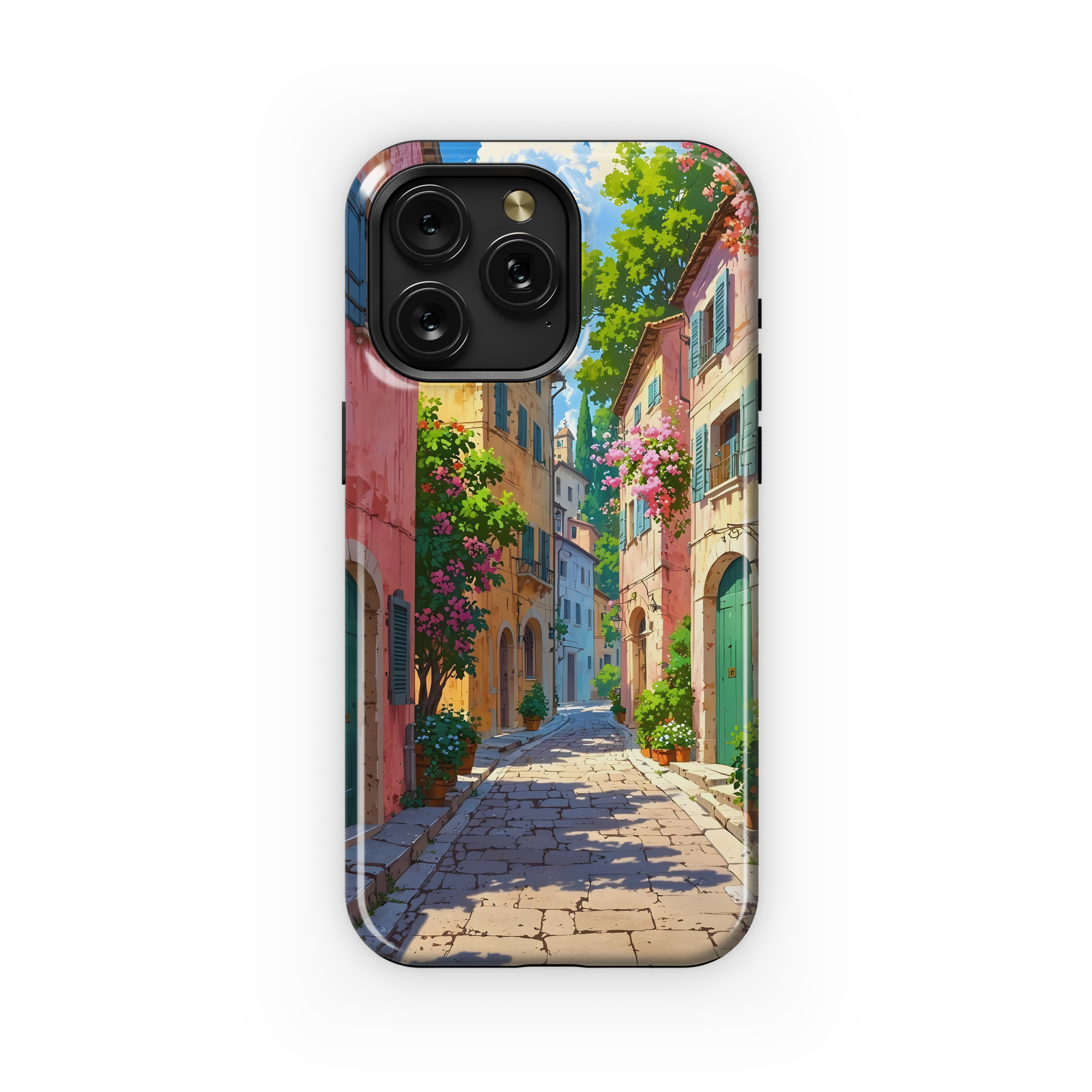 Italian Summer Street
 Phone Case iPhone Samsung Cover Pixel 4498 - Image 1