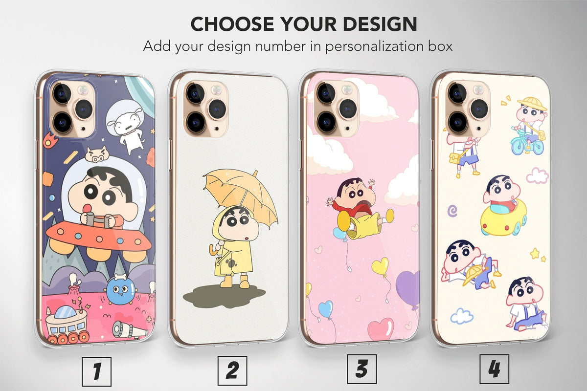 Japanese Cartoon Crayon Shin-chan Phone Case - Image 1