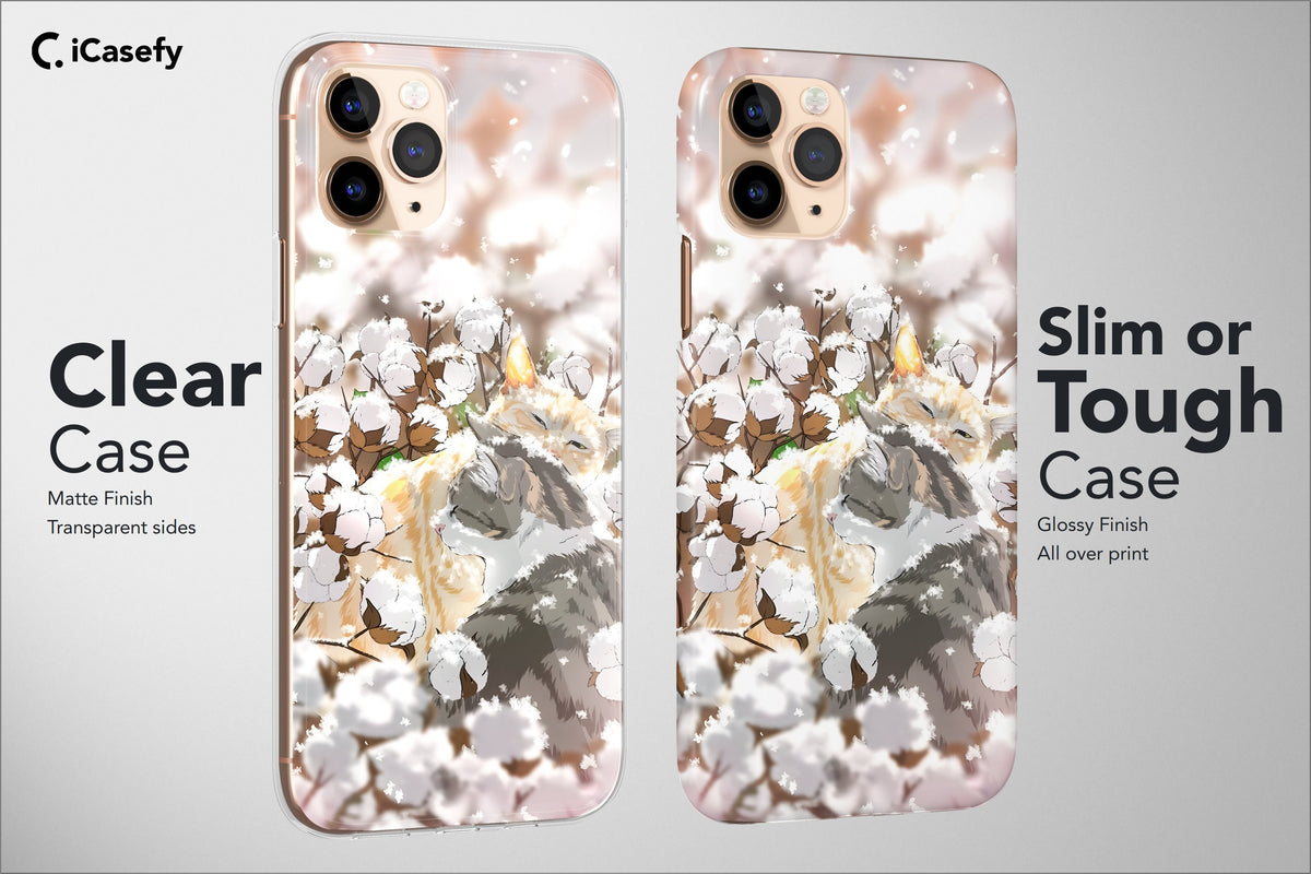 Japanese Cats Phone Case Aesthetic Cute Cover - Image 4