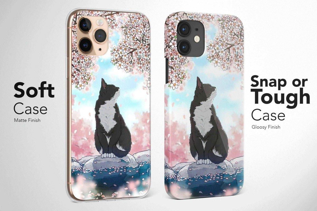 Japanese Cats Phone Case Aesthetic Cute Cover - Image 4