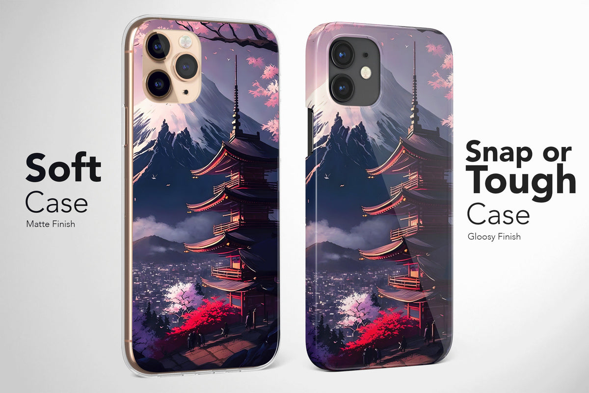 Japanese Fuji Phone Case Art Blossom Cover - Image 2