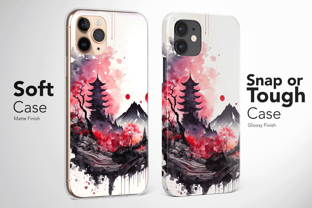 Japanese Fuji Phone Case Art Blossom Cover - Image 4