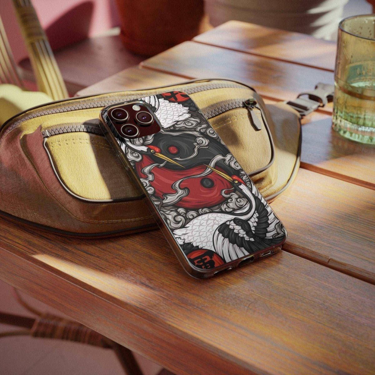 Japanese Harmony Yin Yang Phone Case Koi Fish - Image 4