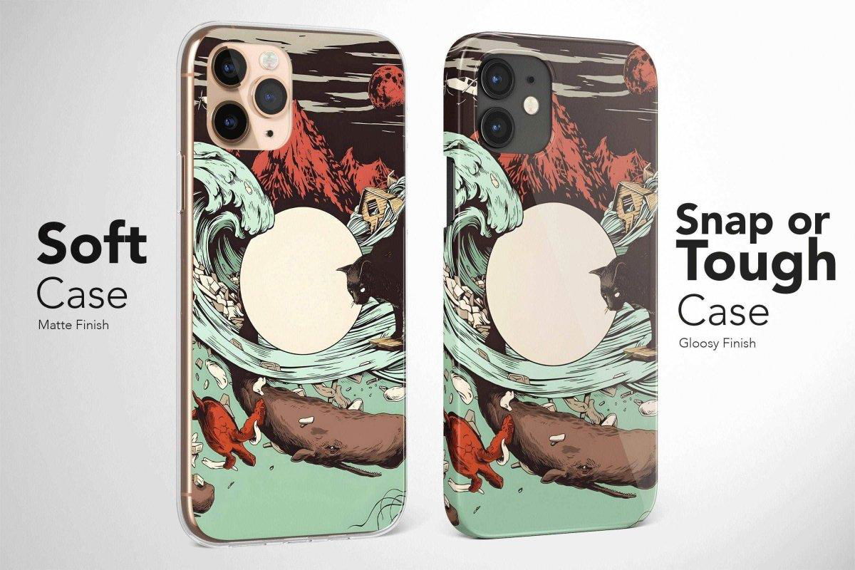 Japanese Wave Phone Case Kanagawa Cover 2 - Image 5