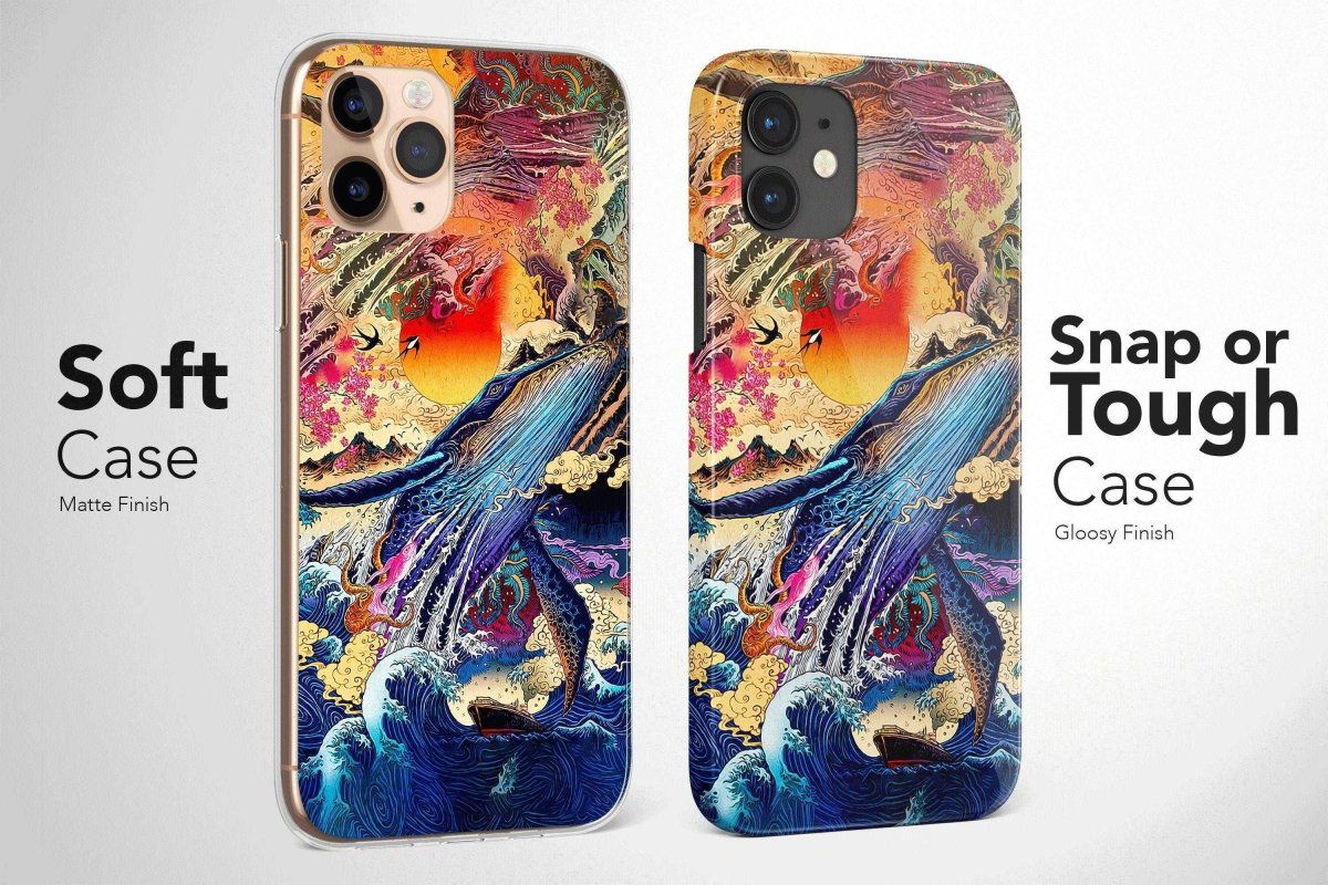 Japanese Wave Phone Case Kanagawa Cover 3 - Image 2