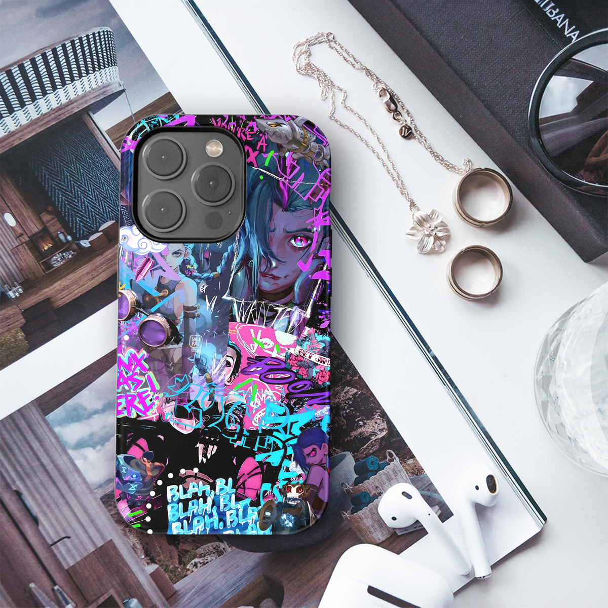 Jinx Graffiti Art
 Phone Case iPhone Samsung Cover Pixel 4062 - Image 3