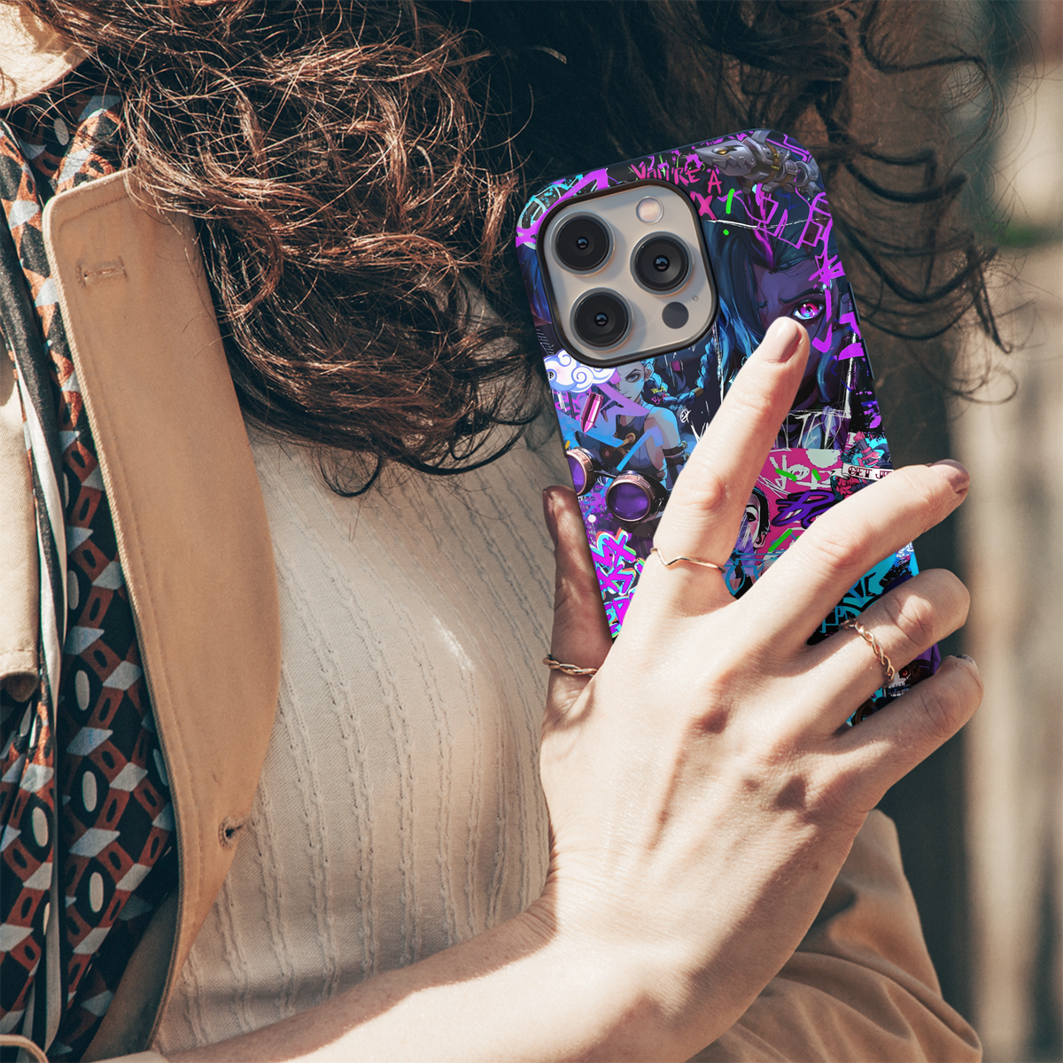 Jinx Graffiti Art
 Phone Case iPhone Samsung Cover Pixel 4062 - Image 5