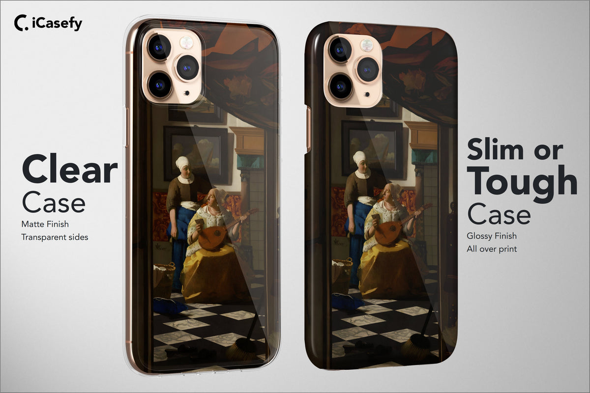 Johannes Vermeer Phone Case Baroque Art Cover - Image 2