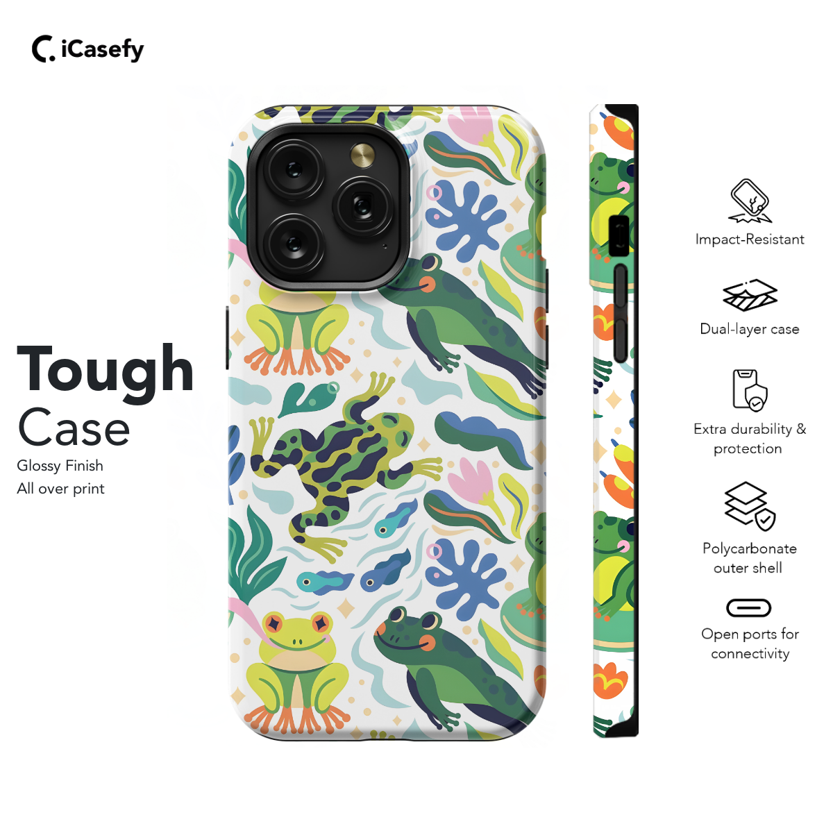 Jump frog Phone Case iPhone Samsung Pixel & More 487 - Image 5