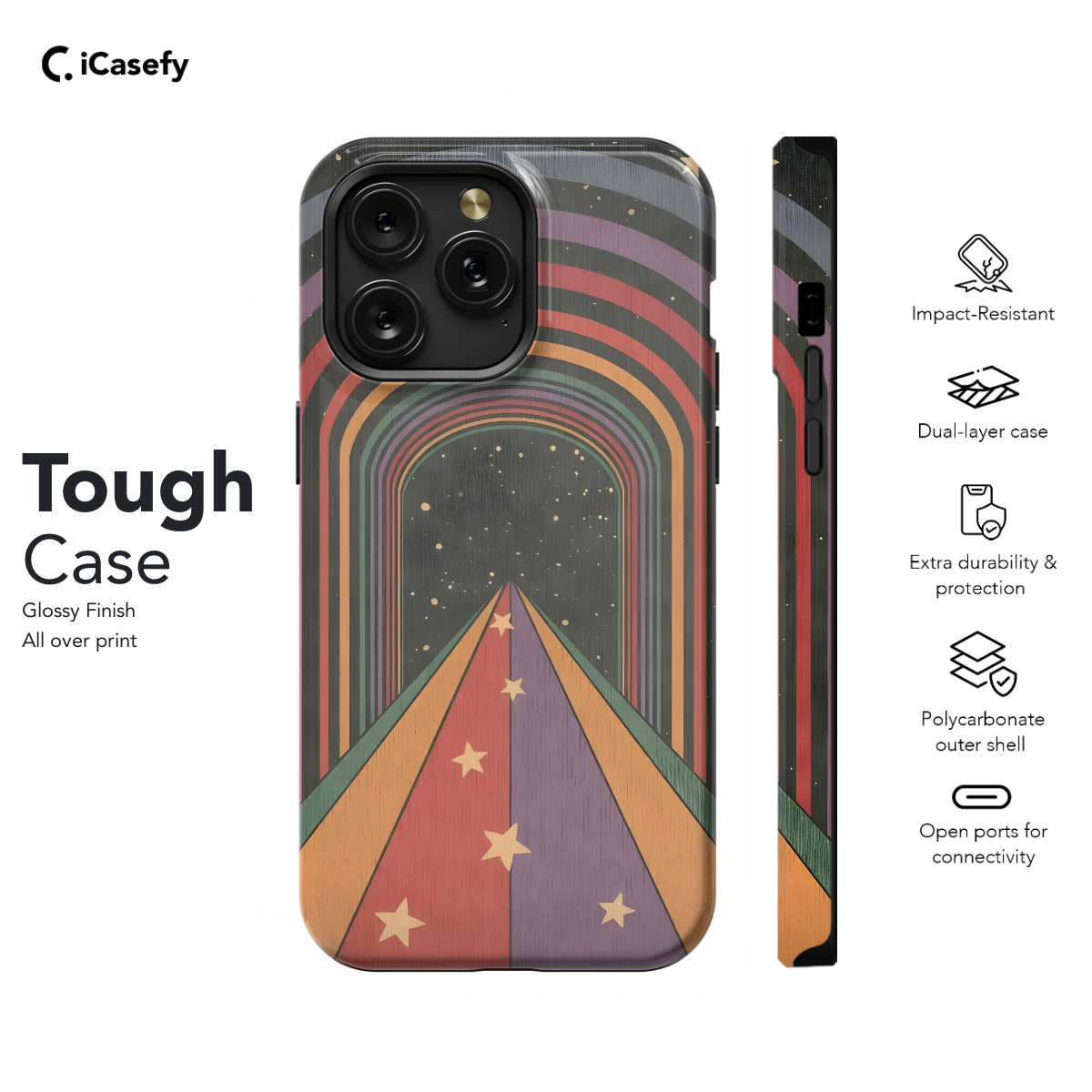 Kawaii Celestial Stars Phone Case iPhone Samsung Cover Pixel 667 - Image 5